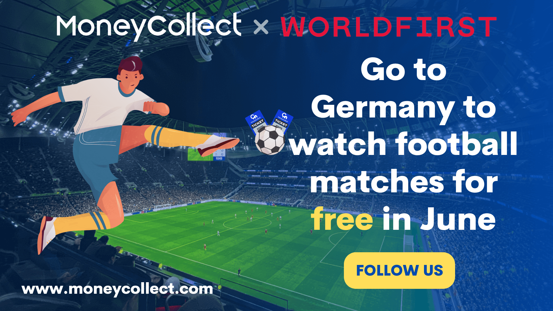 Win Euro 2024 Football Tickets with MoneyCollect