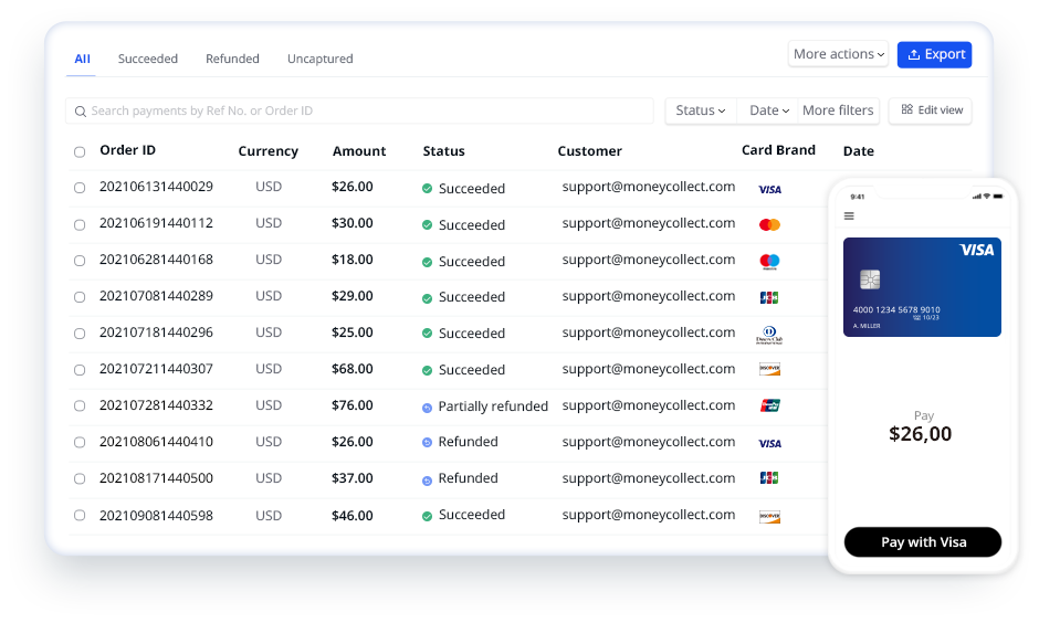 MoneyCollect Local Payment Methods
